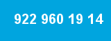 922 960 19 14